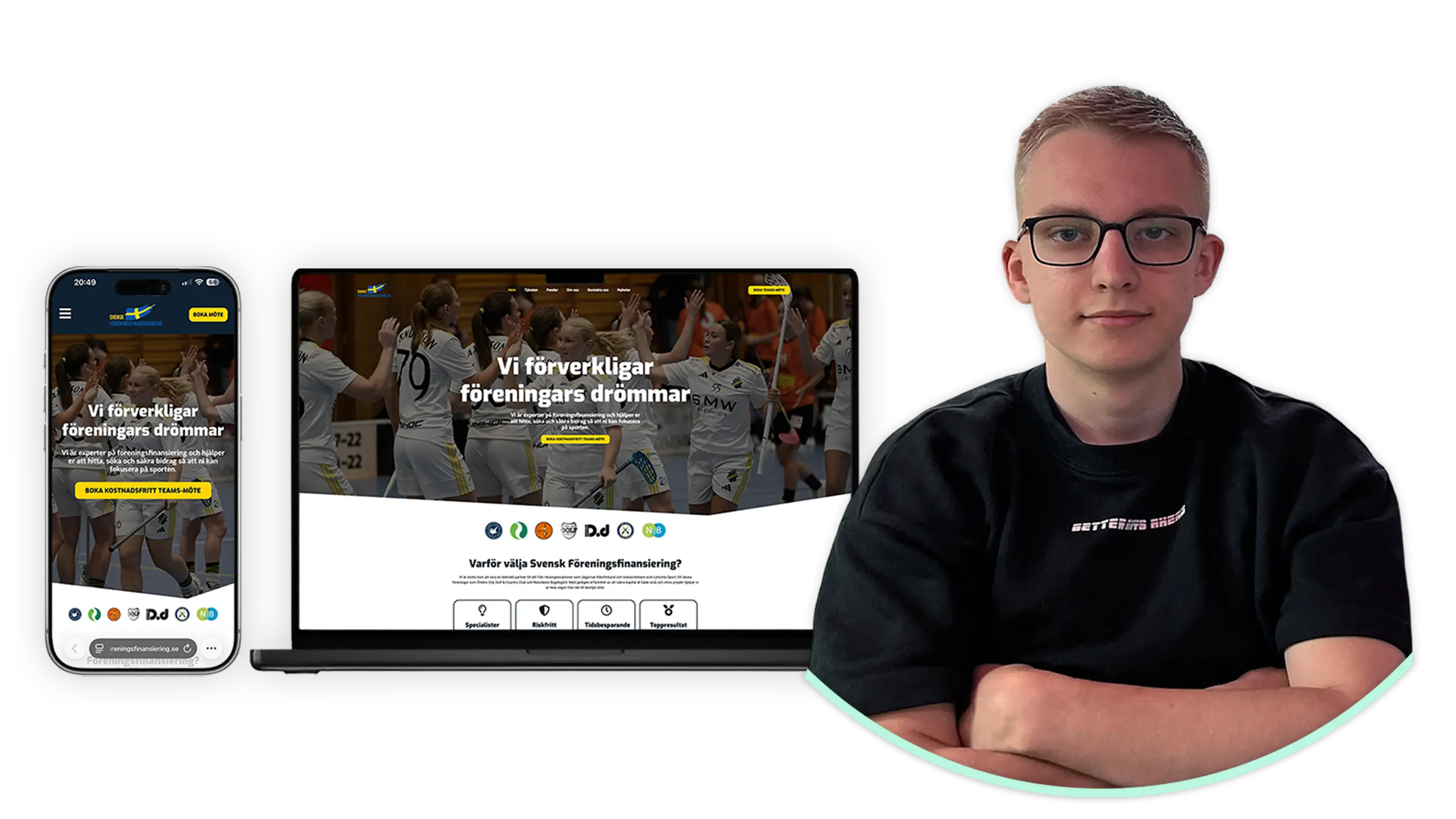 Webbdesign Karlstad - Arvid på AK Creative