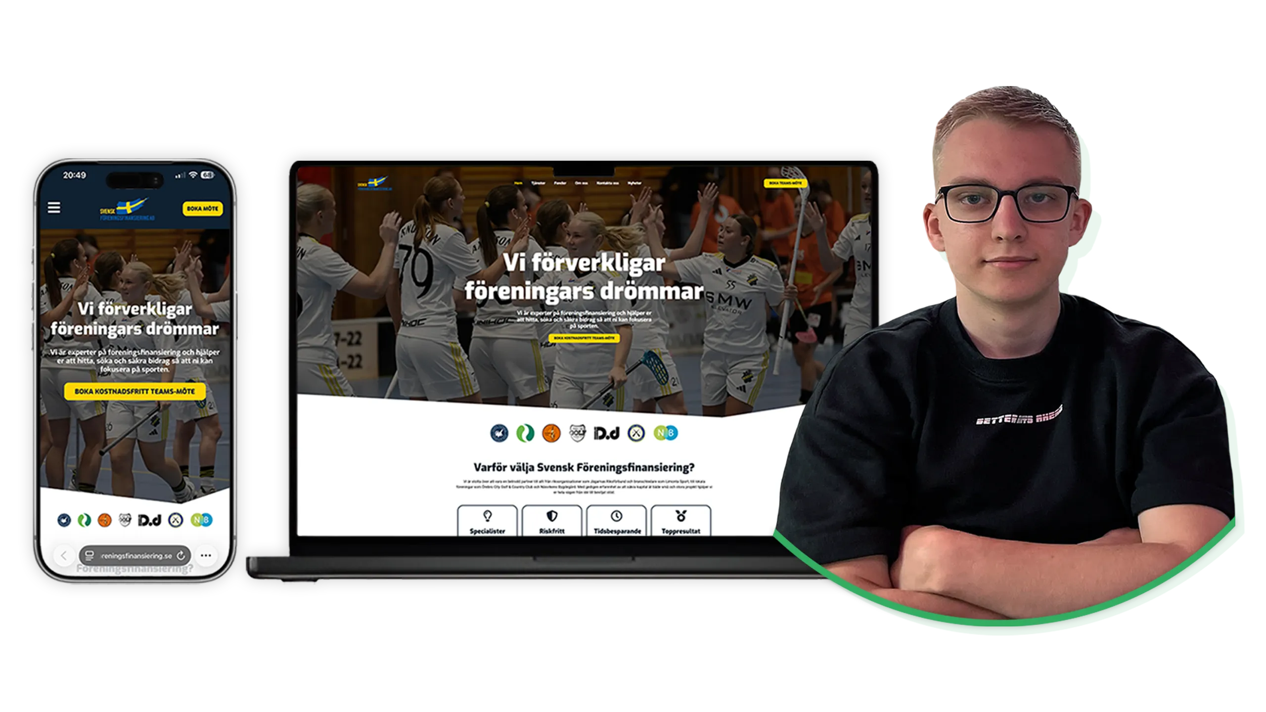 Webbdesign Karlstad - Arvid på AK Creative